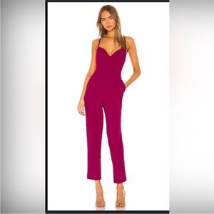 NWT BCBG Fushia Jumpsuit